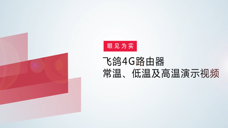 尊龙时凯飞鸽4G路由器常温、低温及高温演示视频